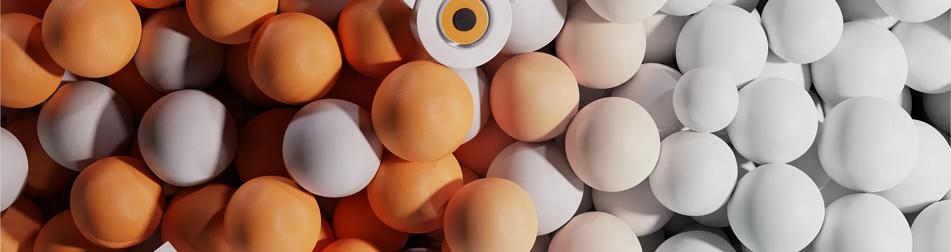 Tape rolls, 3D render